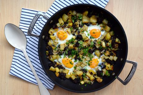 Black Pudding & Potato Hash with Fried Egg