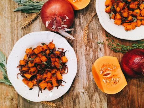 Butternut Squash Hash with Red Onion & Sage