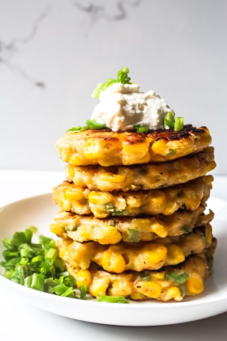 Sweetcorn & Spring Onion Fritters