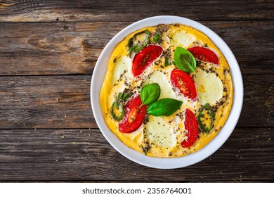 Roasted Tomato & Basil Omelette